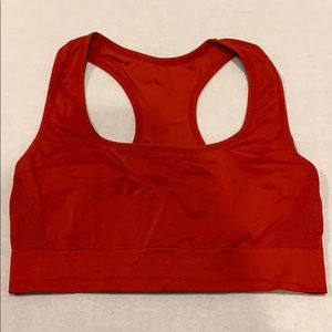Red Sports Bra